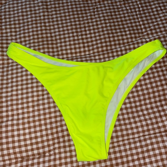 Neon Yellow Bikini Bottom - Picture 1 of 4